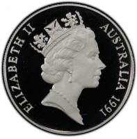 ELIZABETH II. AUSTRALIA 1991. RDM.