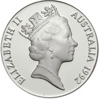 ELIZABETH II. AUSTRALIA 1992. RDM.
