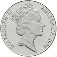 Silver coin Australia KM# 223 ELIZABETH II. AUSTRALIA 1994. RDM.