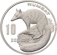 NUMBAT. 10. DOLLARS. VG.
