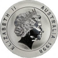 Silver coin Australia KM# 388 ELIZABETH II. AUSTRALIA 1998. RDM.