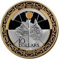 THE PRESENT. 10 DOLLARS. THE MILLENNIUM SERIES.