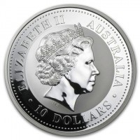 ELIZABETH II. AUSTRALIA. IRB. 10 DOLLARS.