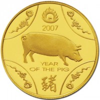 2007. YEAR OF THE PIG. 豬.