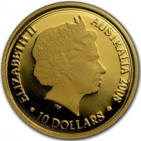 ELIZABETH II. AUSTRALIA 2008. IRB. 10 DOLLARS.