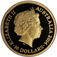 ELIZABETH II. AUSTRALIA 2014. IRB.