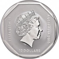 ELIZABETH II. AUSTRALIA 2015. IRB.
