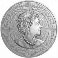 ELIZABETH II. AUSTRALIA. JC. 10 OZ 9999 Ag 2019 10 DOLLARS.