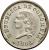 obverse of 5 Centavos (1886 - 1888) coin with KM# 183 from Colombia. Inscription: REPUBLICA DE COLOMBIA 1886