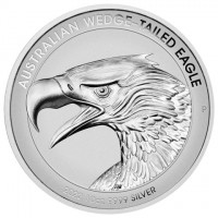 Silver coin Australia KM# 4398 AUSTRALIAN WEDGE-TAILED EAGLE. P JM. 2022 10oz 9999 SILVER.