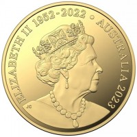 ELIZABETH II 1952 - 2022. AUSTRALIA 2023. JC.
