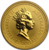 ELIZABETH II. AUSTRALIA. RDM. 15 DOLLARS.