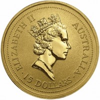 ELIZABETH II. AUSTRALIA. RDM. 15 DOLLARS.