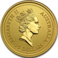 Gold coin  Australia  KM# 298