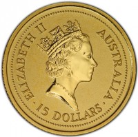 ELIZABETH II. AUSTRALIA. RDM. 15 DOLLARS.