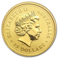 ELIZABETH II. AUSTRALIA IRB. 15 DOLLARS.