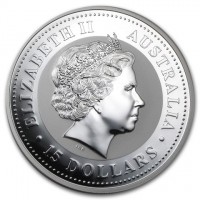 ELIZABETH II. AUSTRALIA. IRB. 15 DOLLARS.