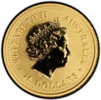 Gold coin Australia ELIZABETH II. AUSTRALIA. IRB. 15 DOLLARS.