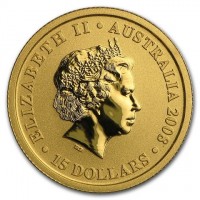 ELIZABETH II. AUSTRALIA. IRB. 15 DOLLARS.