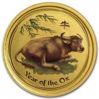 P. 牛. Year of the Ox.