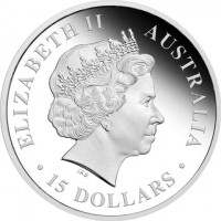 Platinum coin Australia KM# 1850 ELIZABETH II. AUSTRALIA 2012. IRB. 15 DOLLARS.