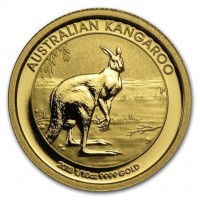 Gold coin Australia KM# 1989 AUSTRALIAN KANGAROO. P. 2013 1oz 999 SILVER. TV.