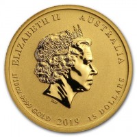 ELIZABETH II AUSTRALIA. IRB. 1/10 OZ 9999 GOLD 2019 15 DOLLARS.