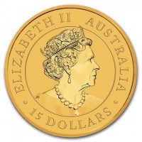 ELIZABETH II. AUSTRALIA. JC. 15 DOLLARS.