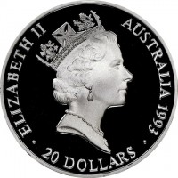 Silver coin  Australia  KM# 219
