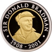 SIR DONALD BRADMAN. 1908 - 2001.
