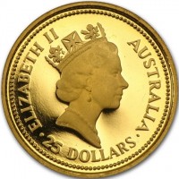 Gold coin  Australia  KM# 96