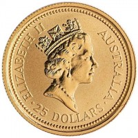 ELIZABETH II. AUSTRALIA. RDM. 25 DOLLARS.
