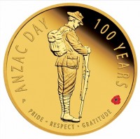 ANZAC DAY 100 YEARS. AH. P. PRIDE RESPECT GRATITUDE.