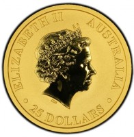 ELIZABETH II. AUSTRALIA. IRB. 25 DOLLARS.