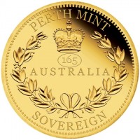 Gold coin Australia KM# 3970 PERTH MINT. 165. AUSTRALIA. SOVEREIGN.