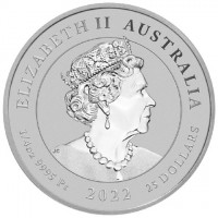 ELIZABETH II AUSTRALIA. JC. 1/4 OZ 9999 Pt 2022 25 DOLLARS.