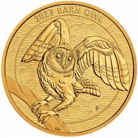 Gold coin Australia 2023 BARN OWL. P. NM.