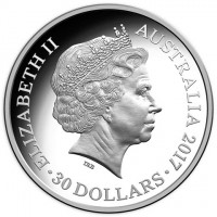 ELIZABETH II. AUSTRALIA 2017. IRB. 30 DOLLARS.