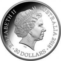 ELIZABETH II. AUSTRALIA 2018. IRB. 30 DOLLARS.
