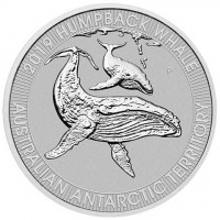 2019 HUMPBACK WHALE. NH P. AUSTRALIAN ANTARCTIC TERRITORY.