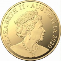 ELIZABETH II. JC. AUSTRALIA. 2020.