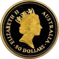 Gold coin  Australia  KM# 91