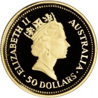 ELIZABETH II. AUSTRALIA. RDM. 50 DOLLARS.