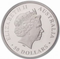 ELIZABETH II. AUSTRALIA. IRB. 50 DOLLARS.