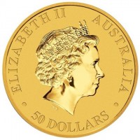 Gold coin Australia KM# 2125 ELIZABETH II. AUSTRALIA IRB. 50 DOLLARS.