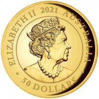 ELIZABETH II. AUSTRALIA 2021. JC. 50 DOLLARS.