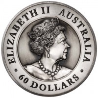 Silver coin Australia KM# 3786 ELIZABETH II. AUSTRALIA. JC. 60 DOLLARS.