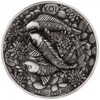 Silver coin Australia KM# 4603 KOI. P NM. 2023 2 KILO 9999 SILVER.