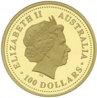 Gold coin  Australia  KM# 741