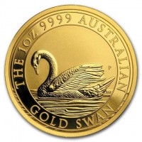 Gold coin Australia KM# 3421 THE 1OZ 9999 AUSTRALIAN. P NM. GOLD SWAN.